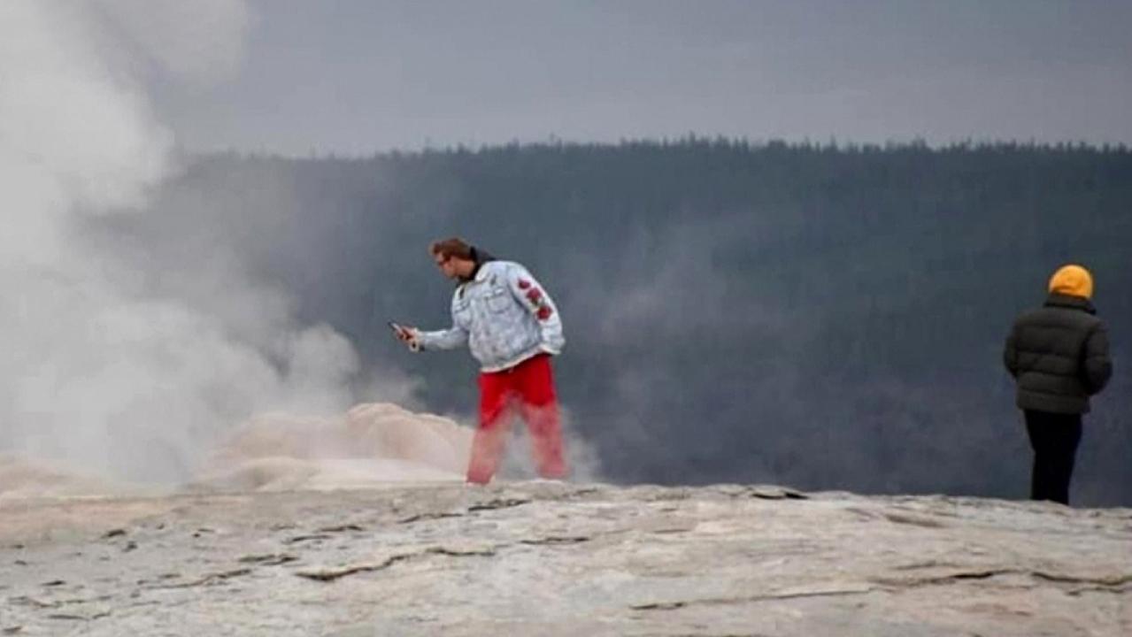 Tourists arrested at Yellowstone National Park's Old Faithful geyser for 'thermal trespassing'