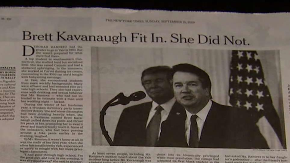 New York Times blames 'editing process' for omissions in Brett Kavanaugh story