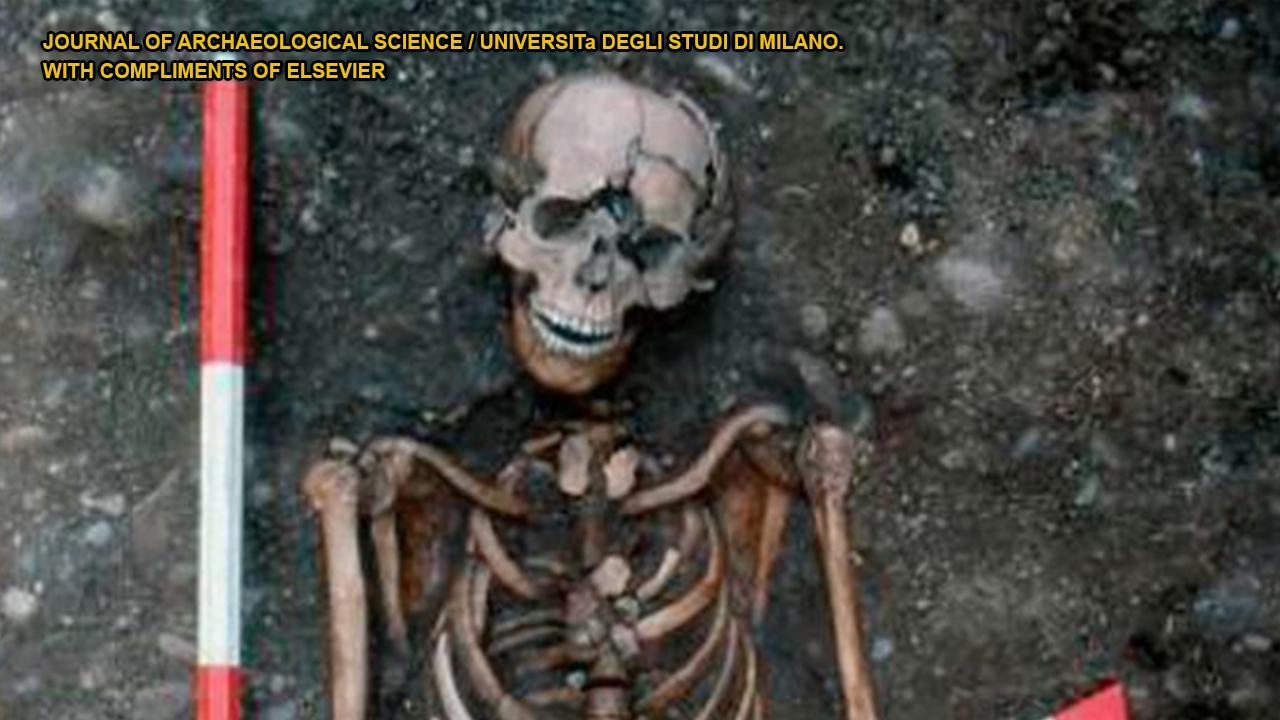 Medieval skeleton with signs of 'decapitation' believed to be Italy's first 'torture wheel' victim