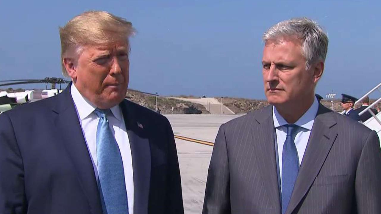 President Trump names new national security adviser, calls Robert O'Brien 'highly respected'