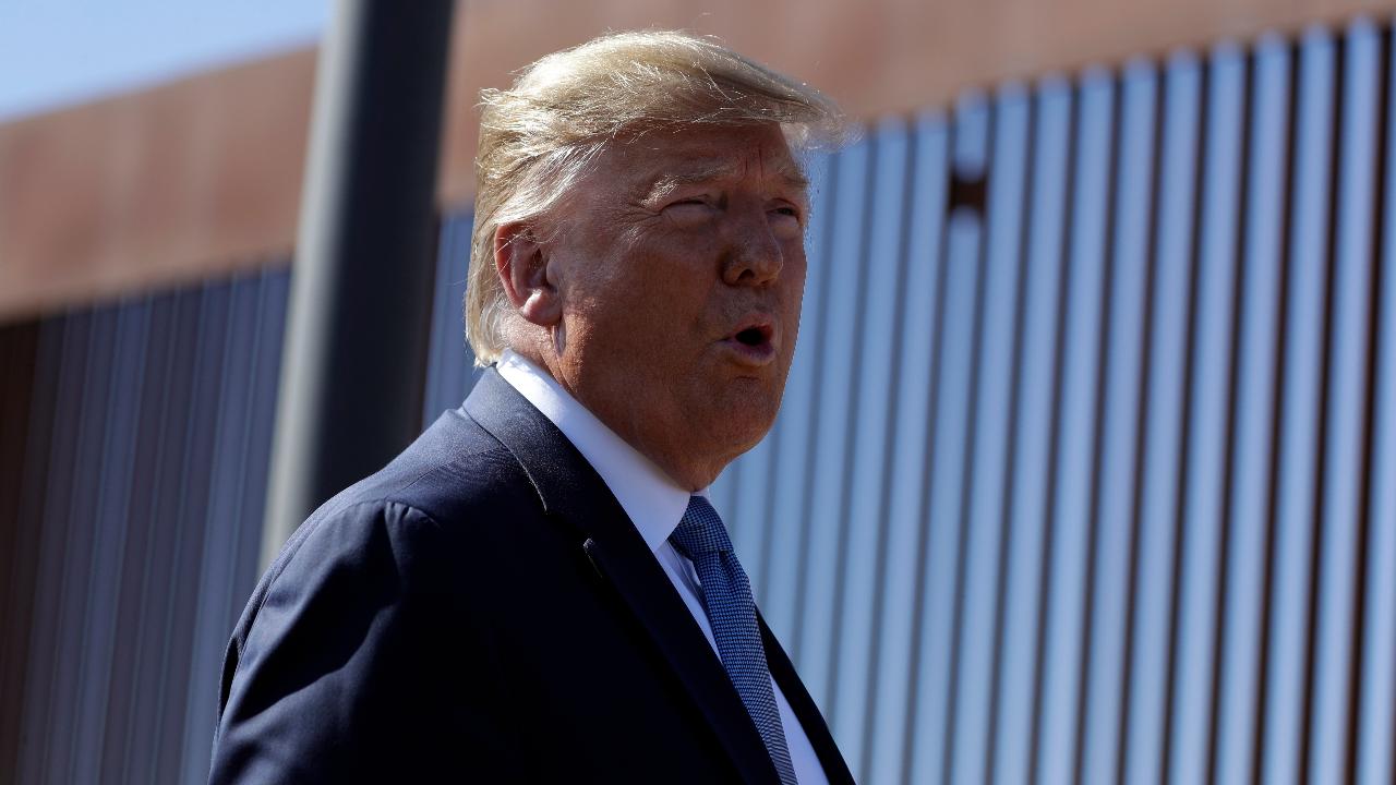 Trump praises 'Rolls-Royce version' of the border wall construction
