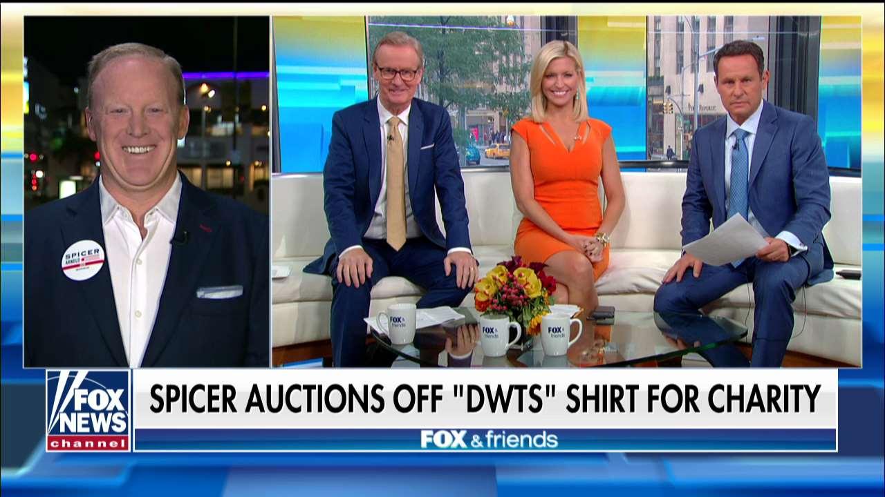 Sean Spicer auctioning famous 'Dancing With the Stars' shirt to benefit injured veterans