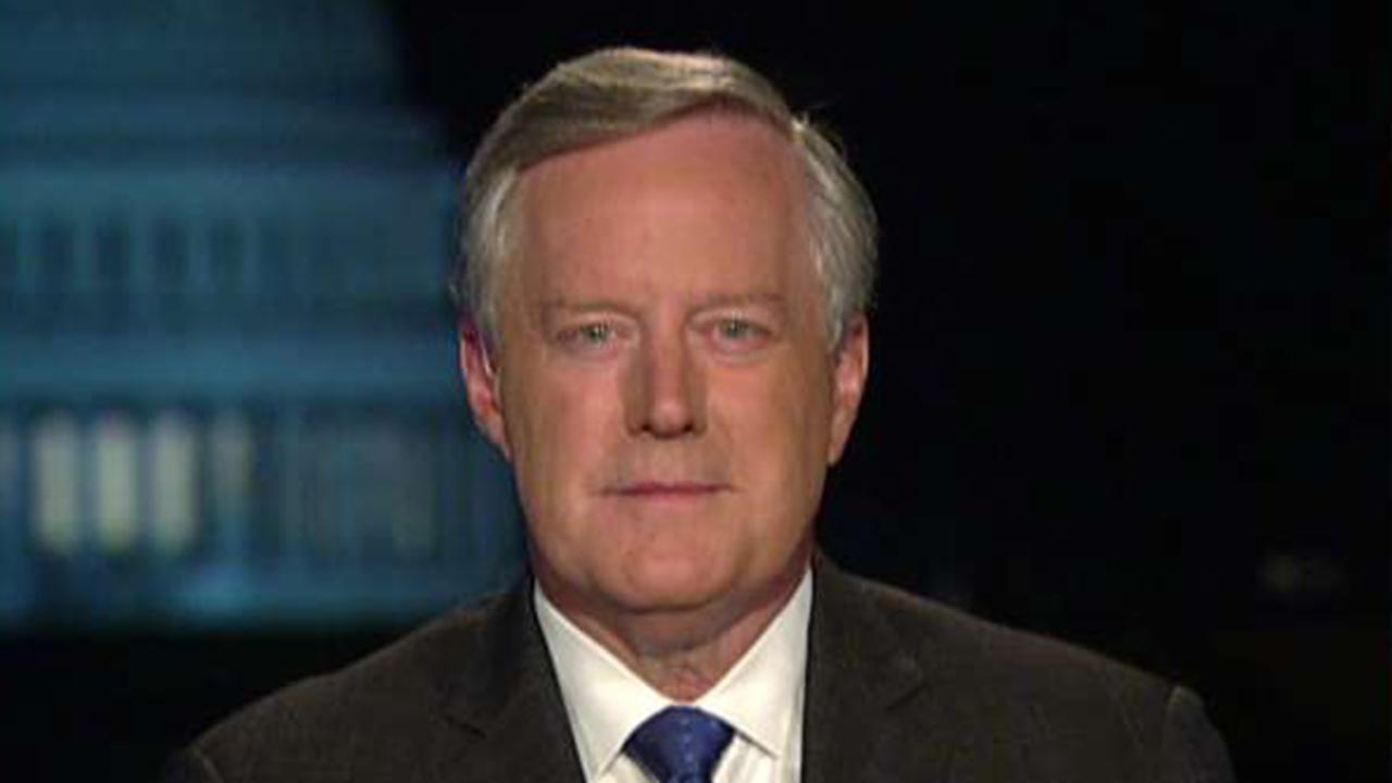 Rep. Mark Meadows reacts to whistleblower complaint against Trump