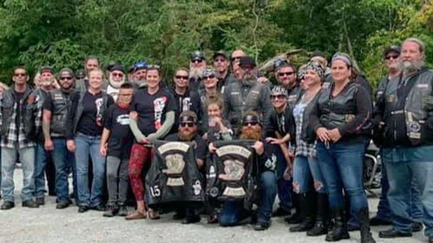 Bikers surprise Indiana girl at her lemonade stand