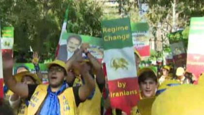 Iranian-Americans stage protest against Tehran regime at United Nations General Assembly