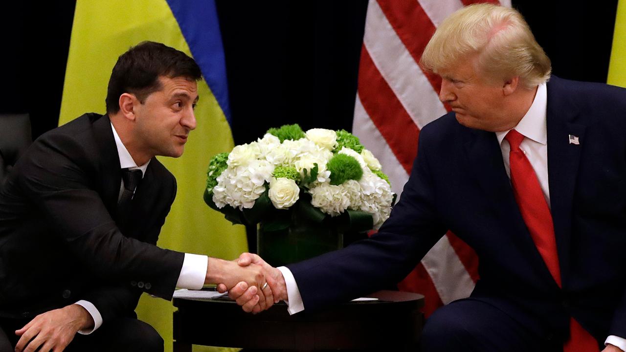 Presidents Trump Zelensky Insist There Was No Pressure On Ukraine Call Fox News Video 6180