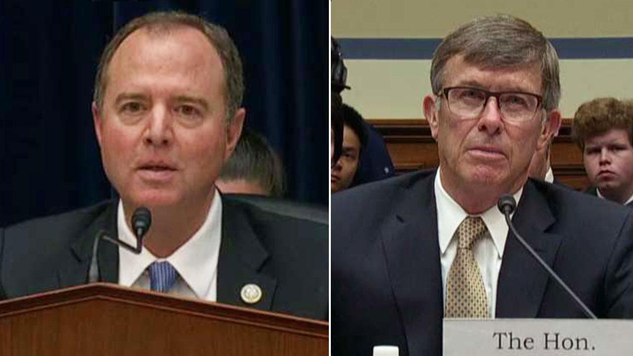 Rep. Adam Schiff presses acting DNI Joseph Maguire over whether whistleblower's claims should be investigated