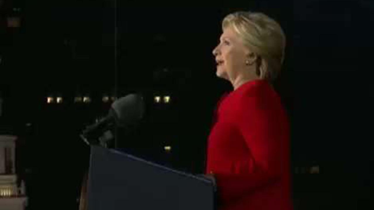 Hillary Clinton calls Trump a 'corrupt human tornado'