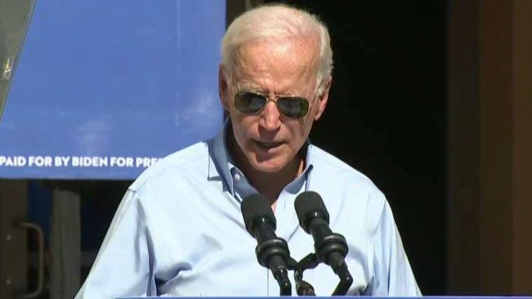 Joe Biden is back on the campaign trail after the release of the Ukraine call transcript