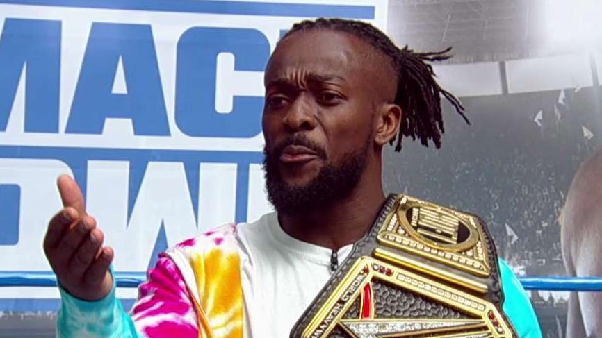 WWE superstar Kofi Kingston takes over FOX Square
