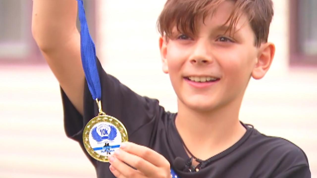 9-year-old boy takes wrong turn, wins 10K race