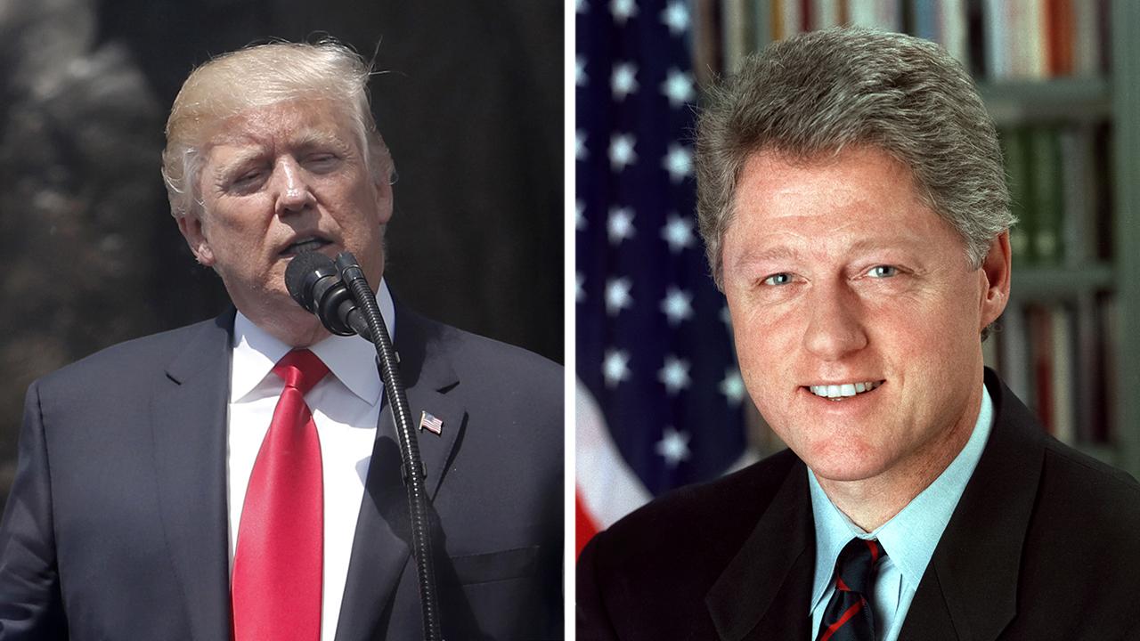 Can President Trump take a page from Bill Clinton's response to impeachment inquiry?
