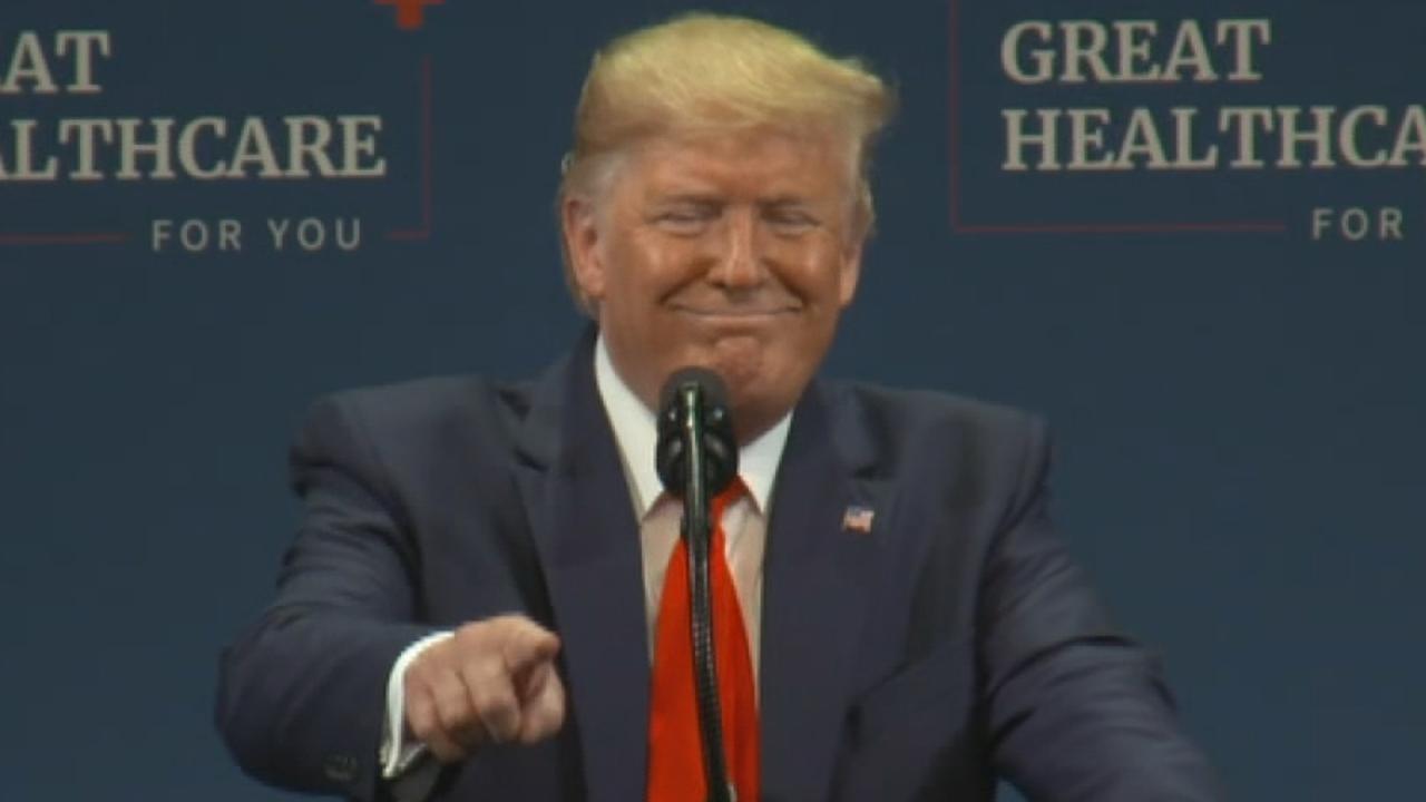 Trump jokes with supporters: If you want to drive them crazy say 8 more years