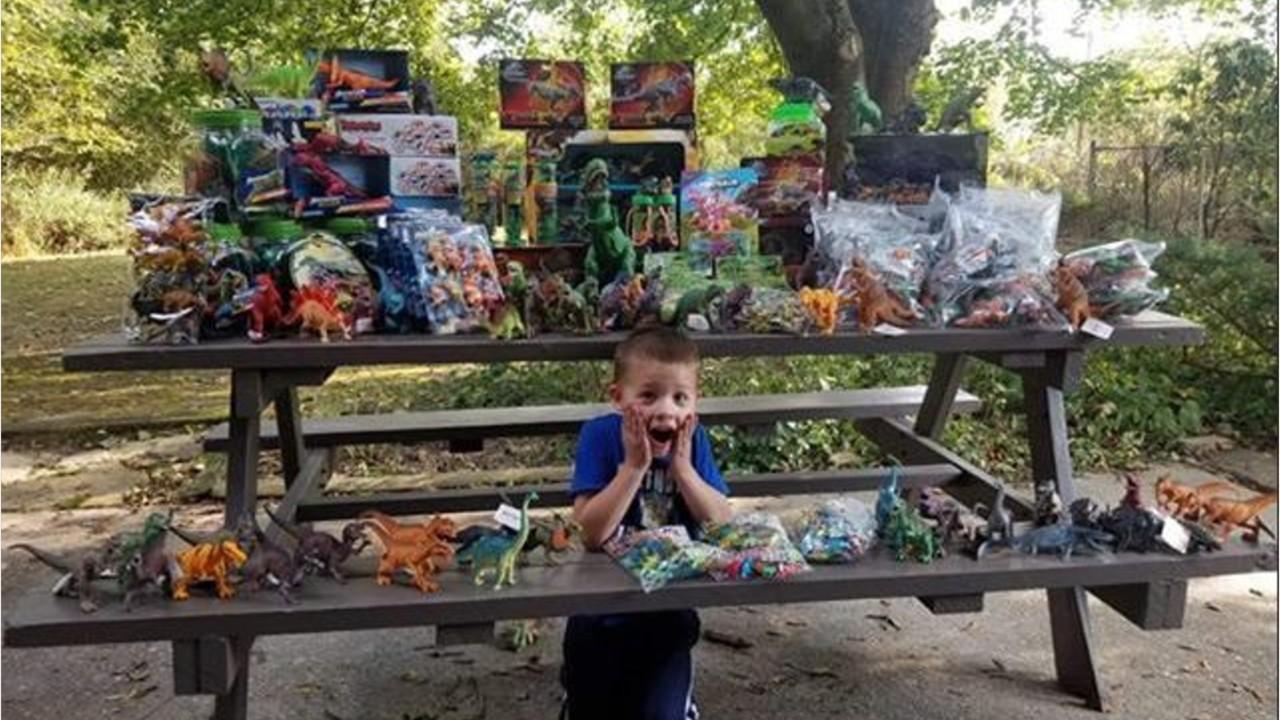 5-year-old cancer survivor gives back for his birthday