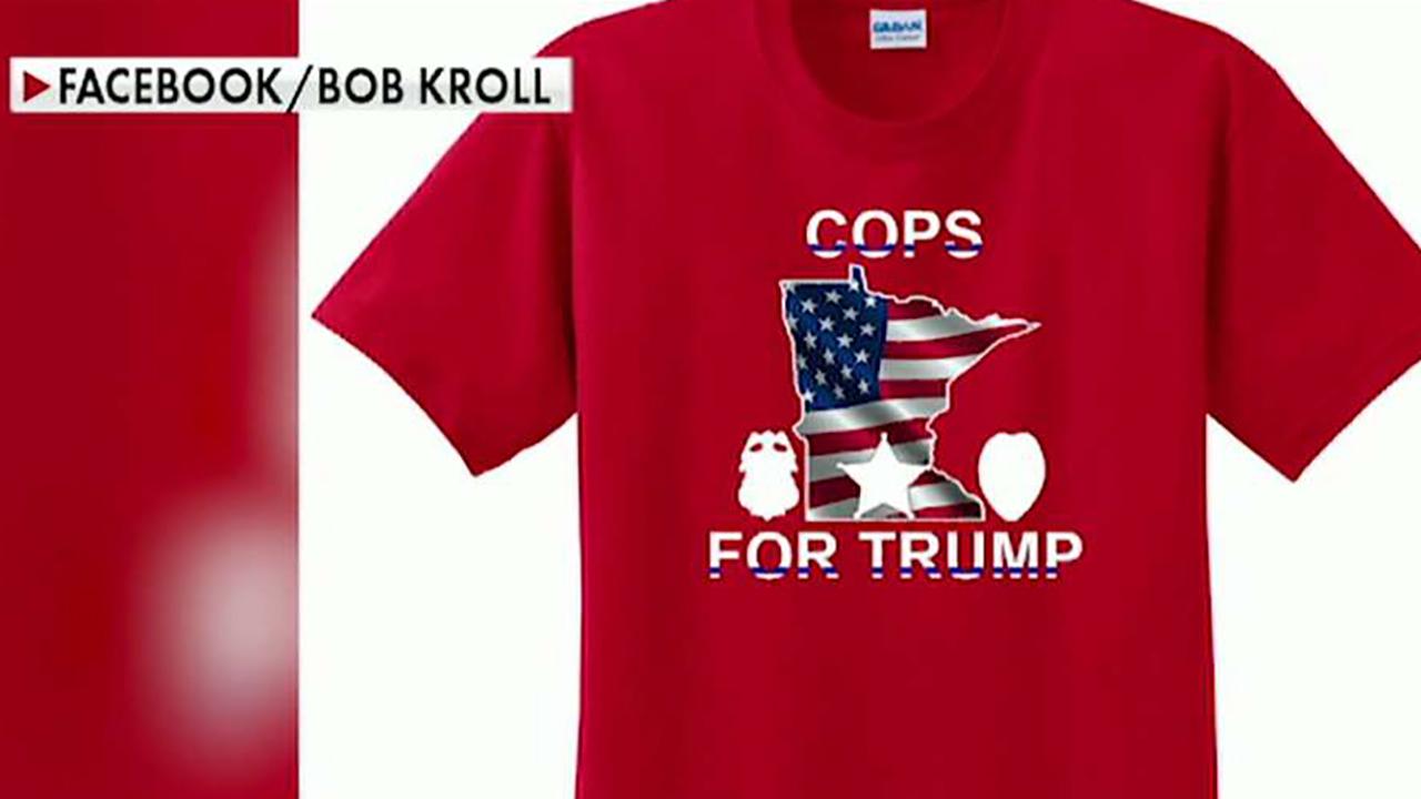 Minneapolis Police Union selling 'Cops for Trump' shirts amid uniform ban for Trump rally