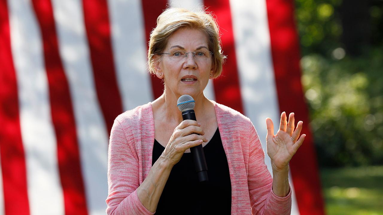 Elizabeth Warren's rise in the polls prompts jab from Joe Biden