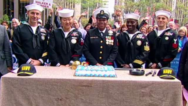 'Fox & Friends' celebrates the Navy's 244th birthday!