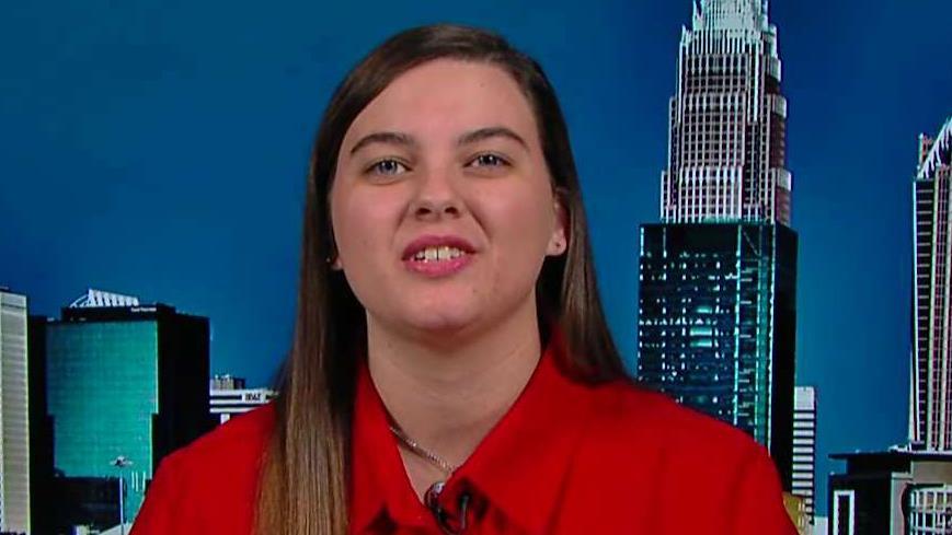 Truck driver Rebekah Koon shares her experience on the road on 'Fox &amp; Friends.'