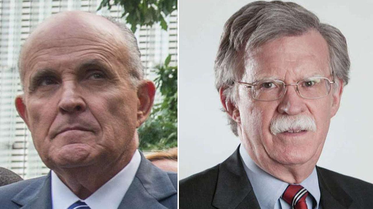Bolton reportedly called Giuliani a 'hand grenade' in the Ukraine issue