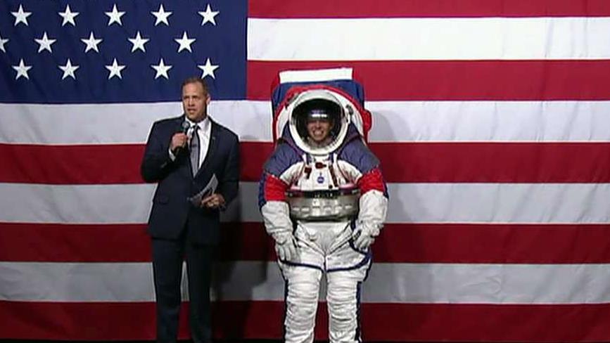 NASA reveals two new spacesuits for lunar exploration