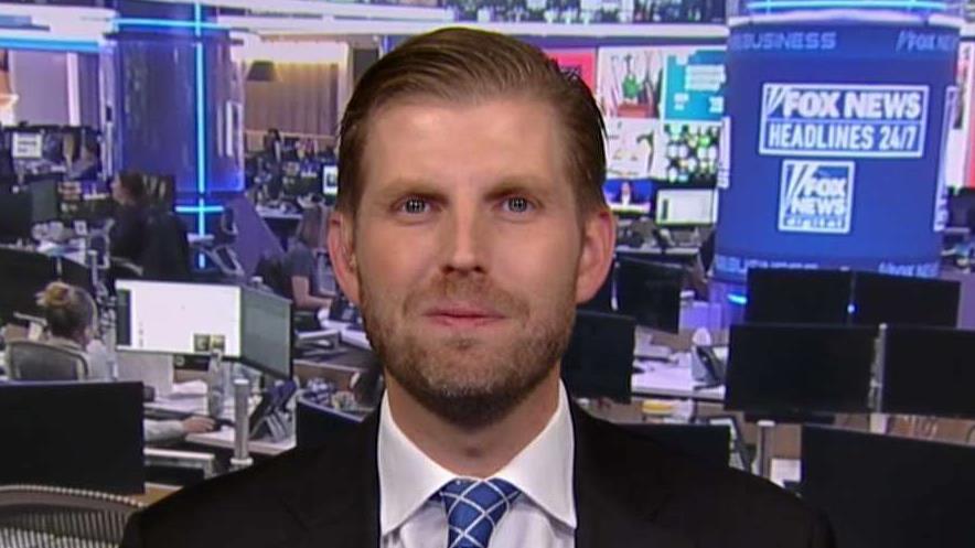 Eric Trump: Hunter Biden cashed in on his father being vice president