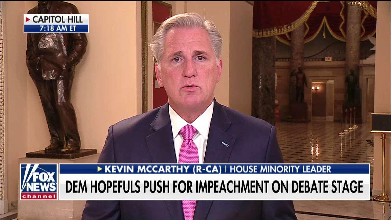 Rep. McCarthy on impeachment inquiry: President Trump did nothing wrong and Democrats know it