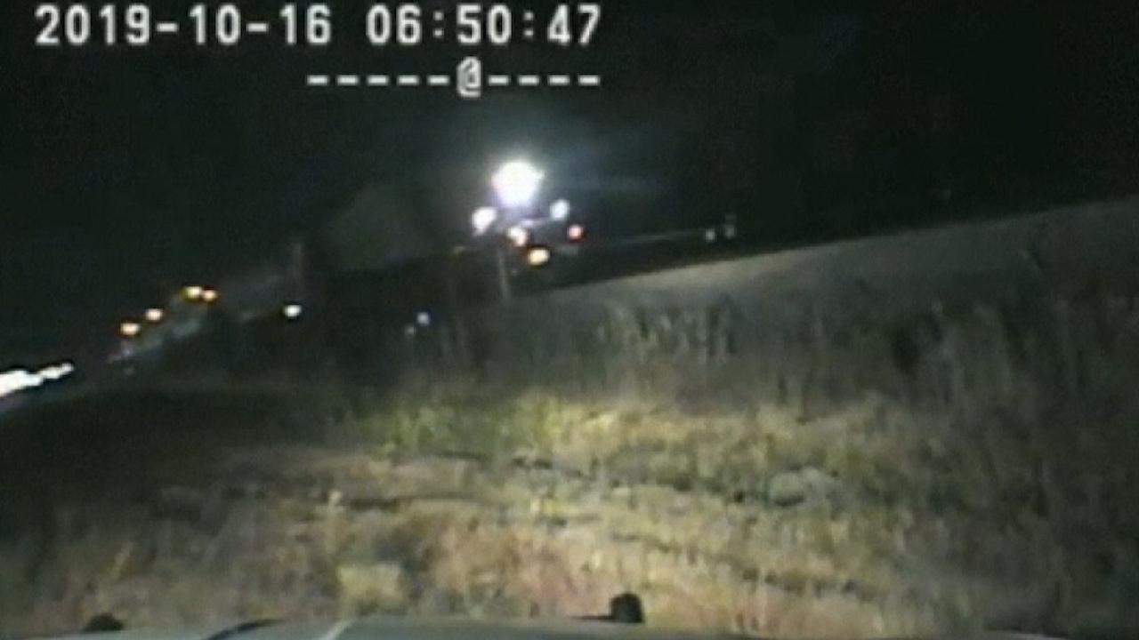 Utah trooper hailed as a hero after saving driver from oncoming train
