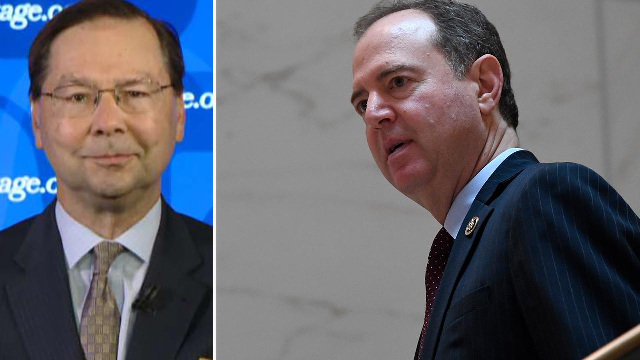 Schiff doesn't have excuse to bar committee members from impeachment inquiry, former DOJ official says
