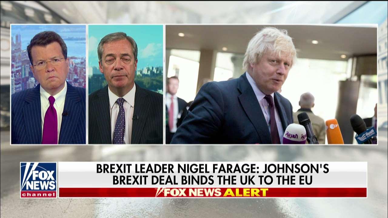 Nigel Farage talks Prime Minister Boris Johnson's push for Brexit deal support