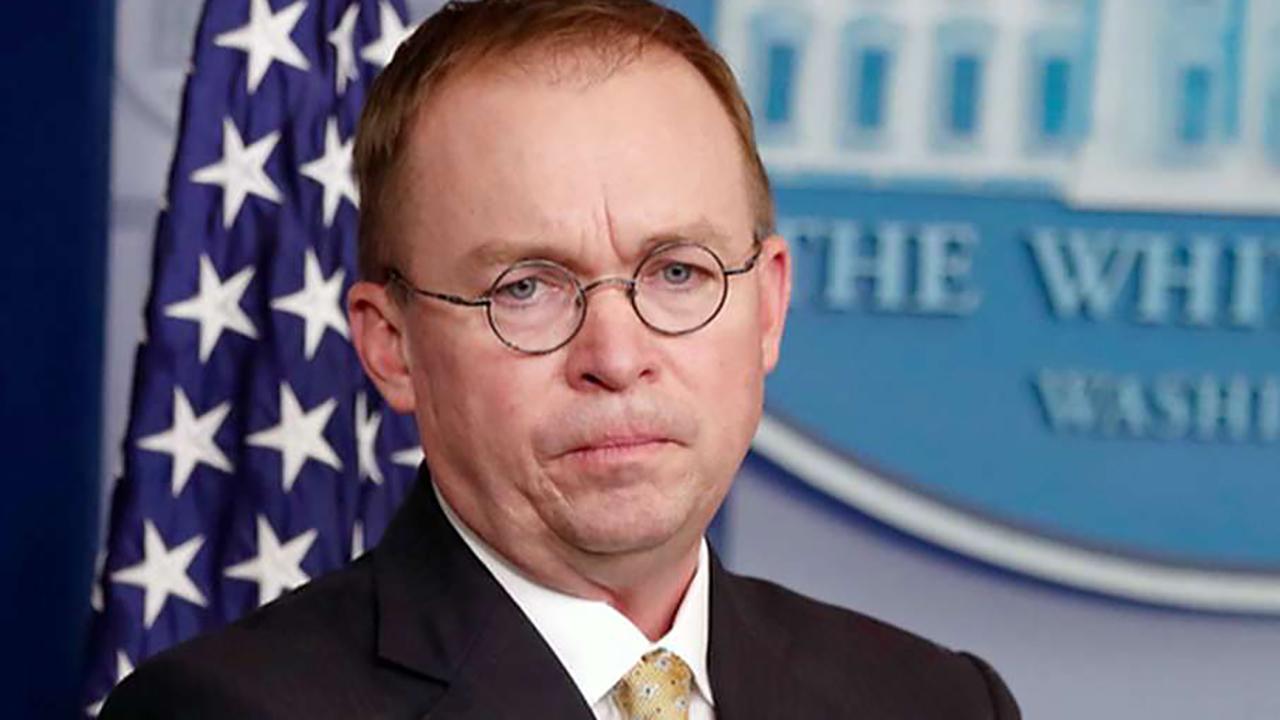 Mick Mulvaney insists Ukraine aid was not held up for political reasons
