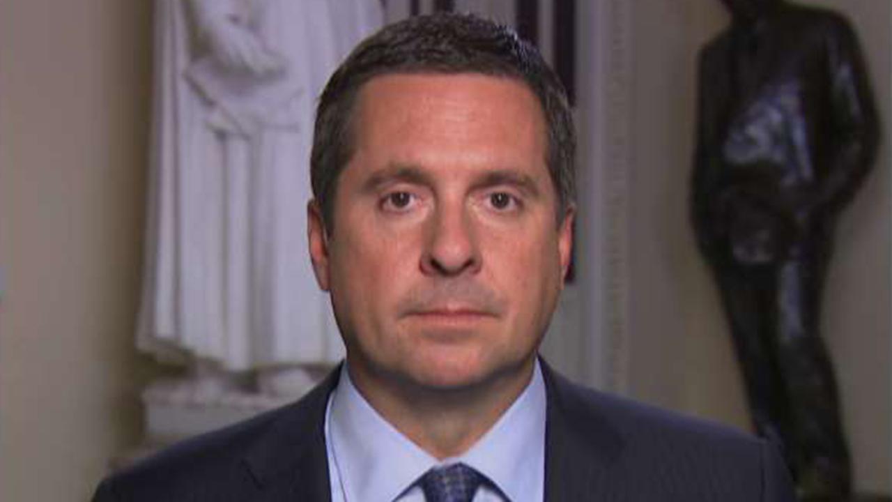 Rep. Nunes reacts to Trump calling on Republicans to be tougher on impeachment