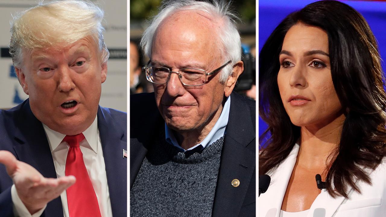 Trump, Sanders slam Hillary Clinton for suggesting Gabbard is a foreign asset