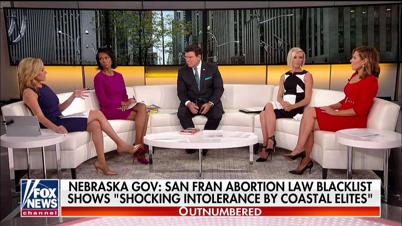The 'Outnumbered' couch talks San Francisco's abortion law blacklist 