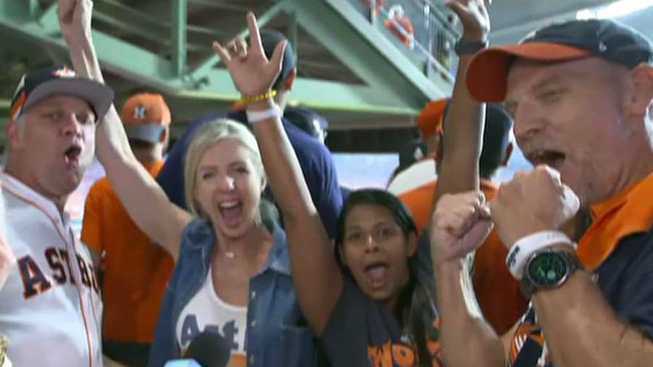 Enthusiastic fans take in Astros-Nationals World Series in Houston