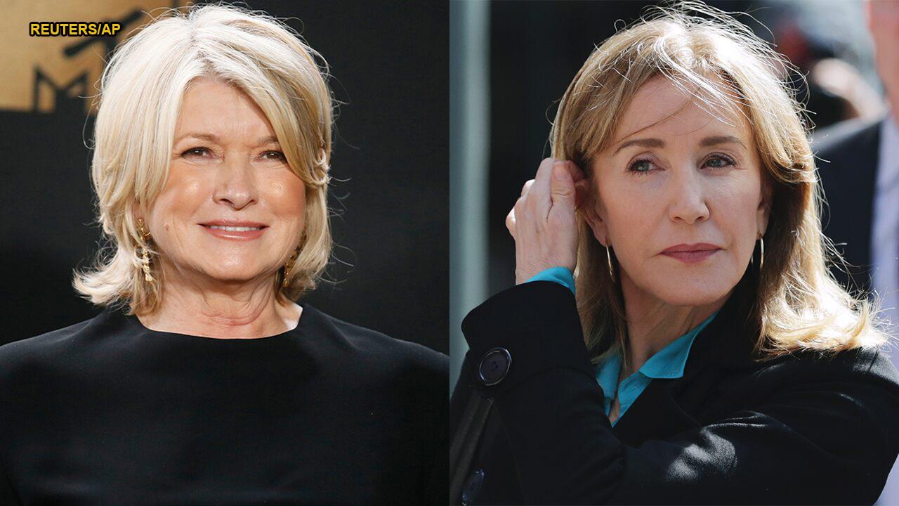 Martha Stewart mocks Felicity Huffman's 'schlumpy' prison style