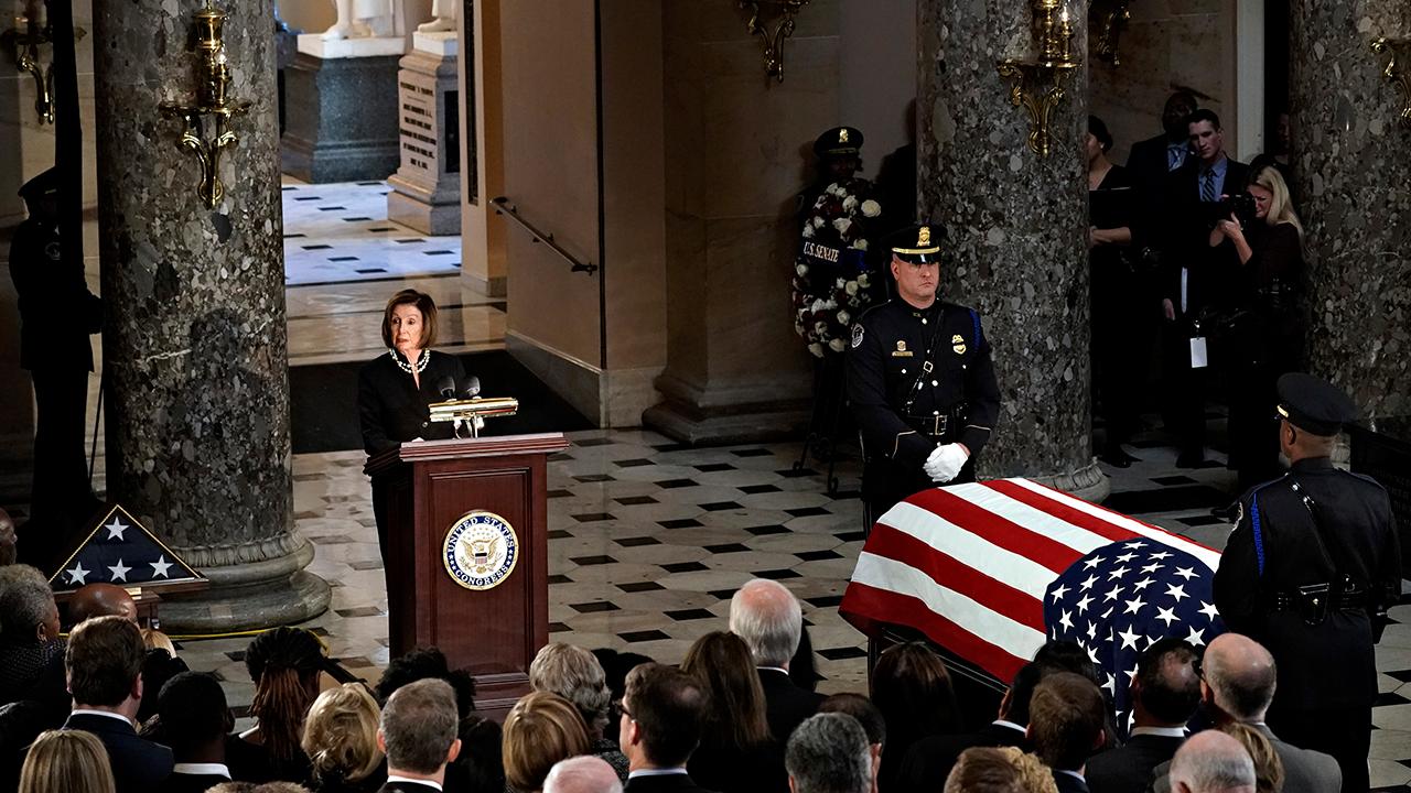 Congressional leaders salute Rep. Elijah Cummings at ceremony in Capitol Hill