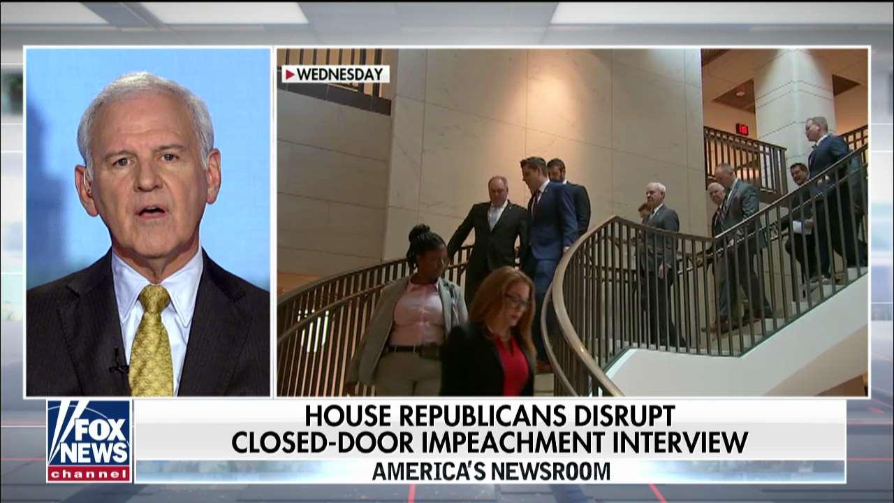 Rep. Bradley Byrne presses Democrats on the basis of closed impeachment depositions