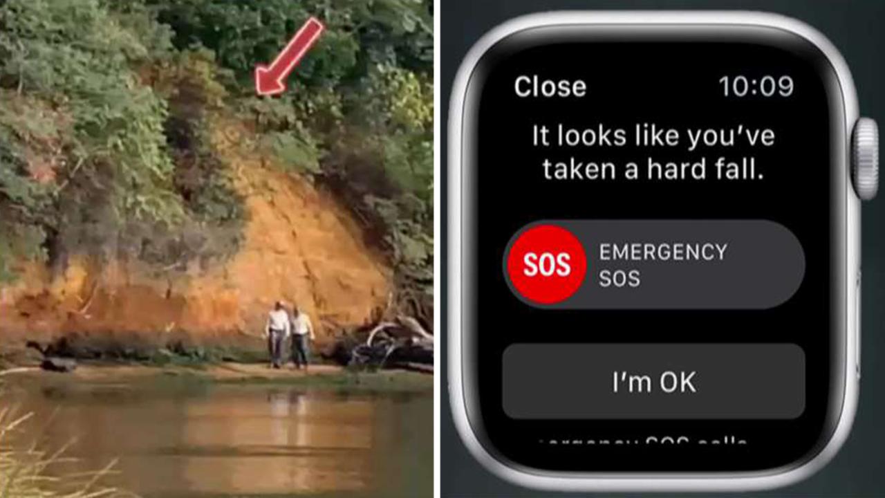 Trapped hikers rescued after Apple Watch automatically calls 911