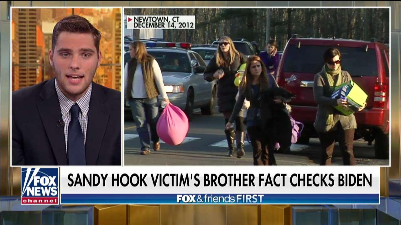Brother of Sandy Hook victim fact checks Joe Biden