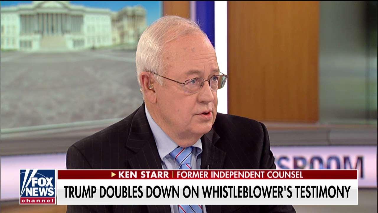 History will judge Democrats harshly for impeachment of Trump, says Ken Starr