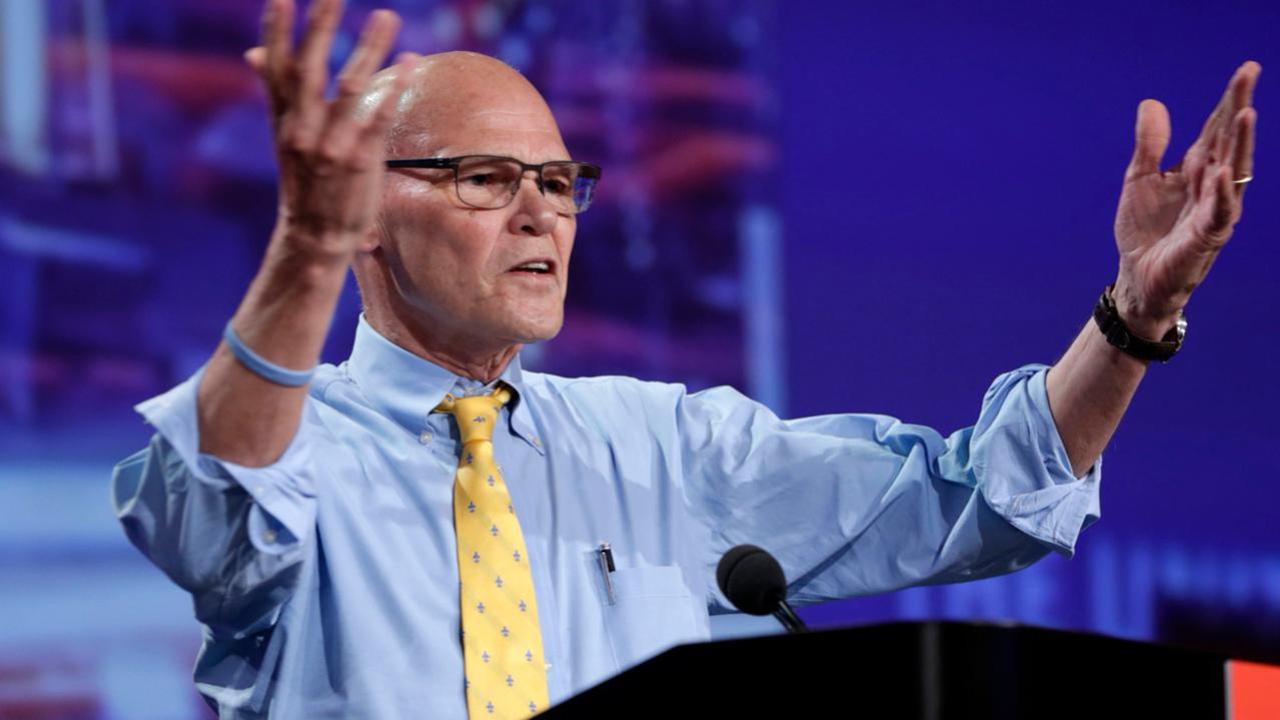 Top Clinton strategist James Carville warns 'trouble is coming' for President Trump