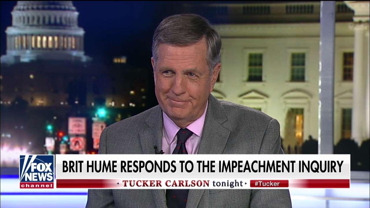 Brit Hume on latest news on impeachment inquiry