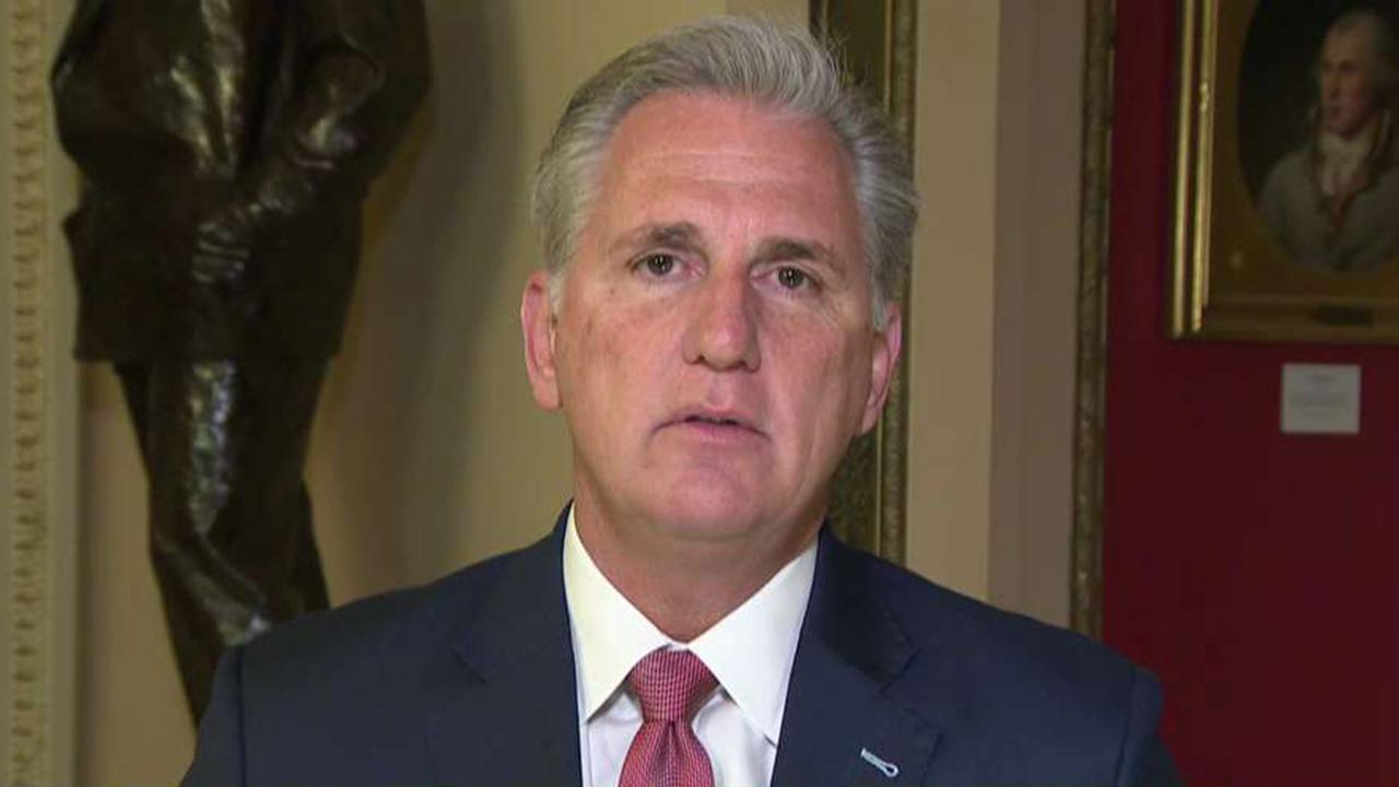 Rep. McCarthy on impeachment: Democrats realize it's a sham and are now changing the process for the worse