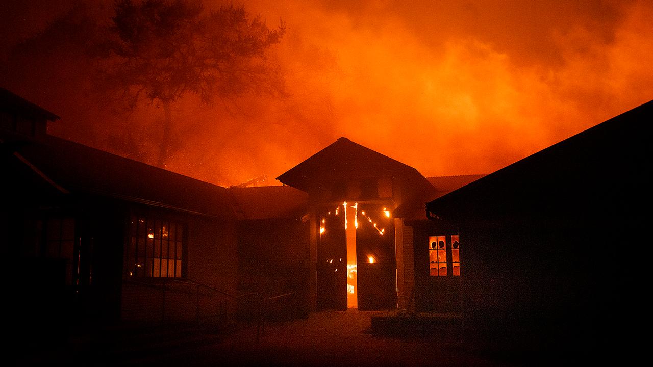 Fierce winds drive wildfires in Southern California