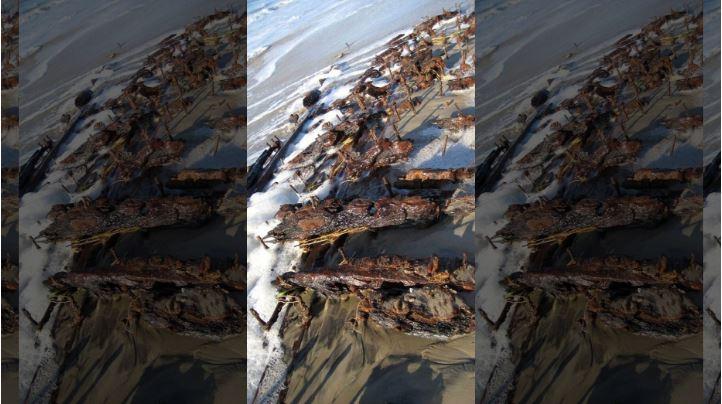 Bar owners discover shipwreck on North Carolina beach, but ship disappears shortly afterward
