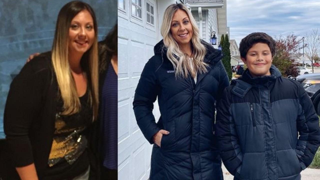 Nearly 300-pound mom achieves life changing weight loss after son fat shams her
