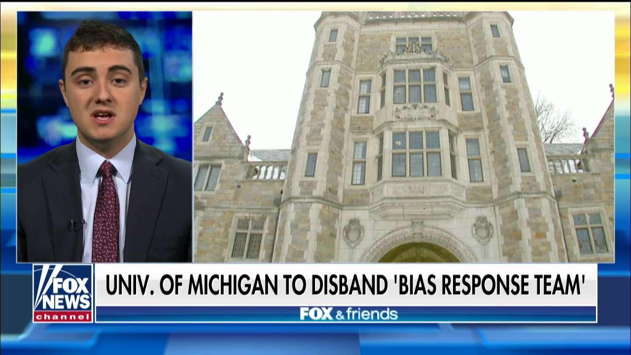 University of Michigan student reacts after 'bias response team' is disbanded