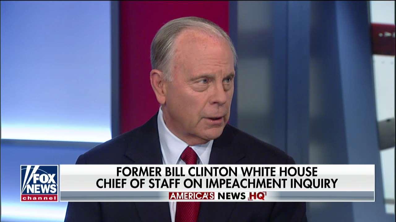 Former Qhite House chief of staff remembers Clinton's impeachment