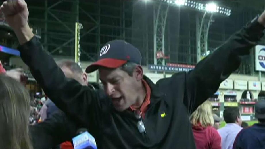 Washington Nationals fans celebrate World Series victory
