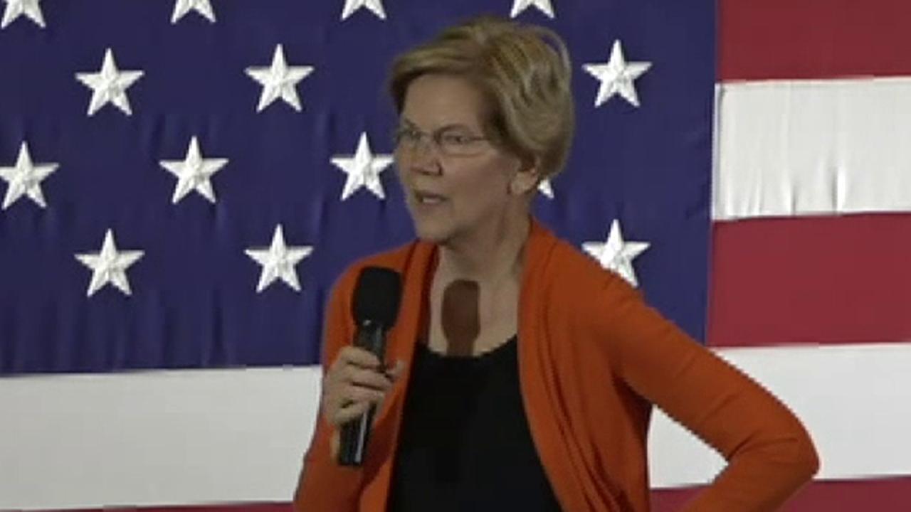 Elizabeth Warren says 'I like your frame on this' when asked if she will 'stop US supported murder' as president	